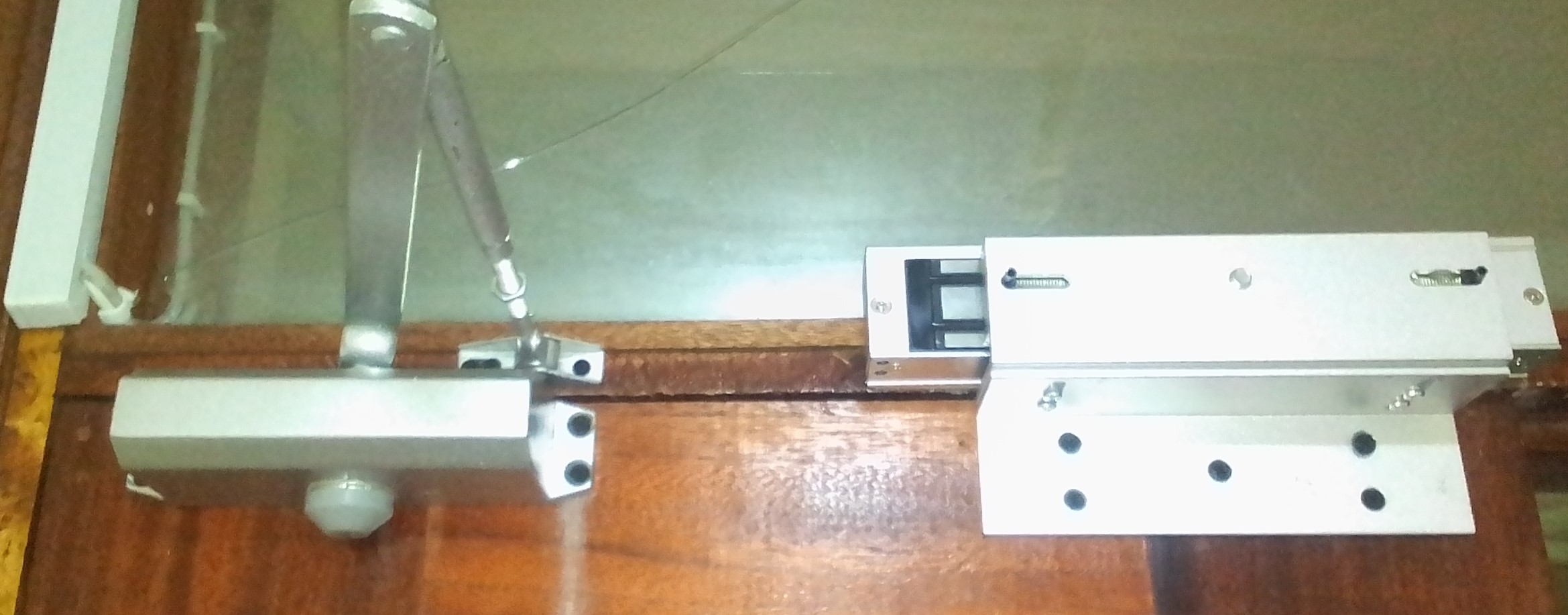 Magnetic lock and door closure installed at an office in Flamingo Towers, Nairobi