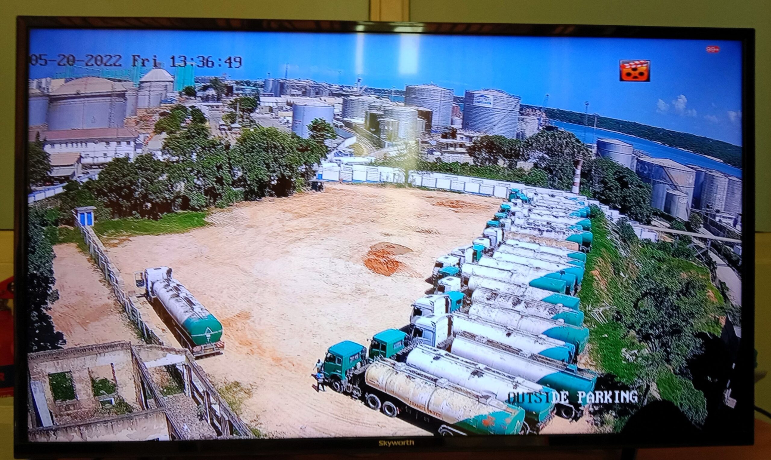 One of the cameras among those installed at the East Africa Terminal Ltd, Mombasa