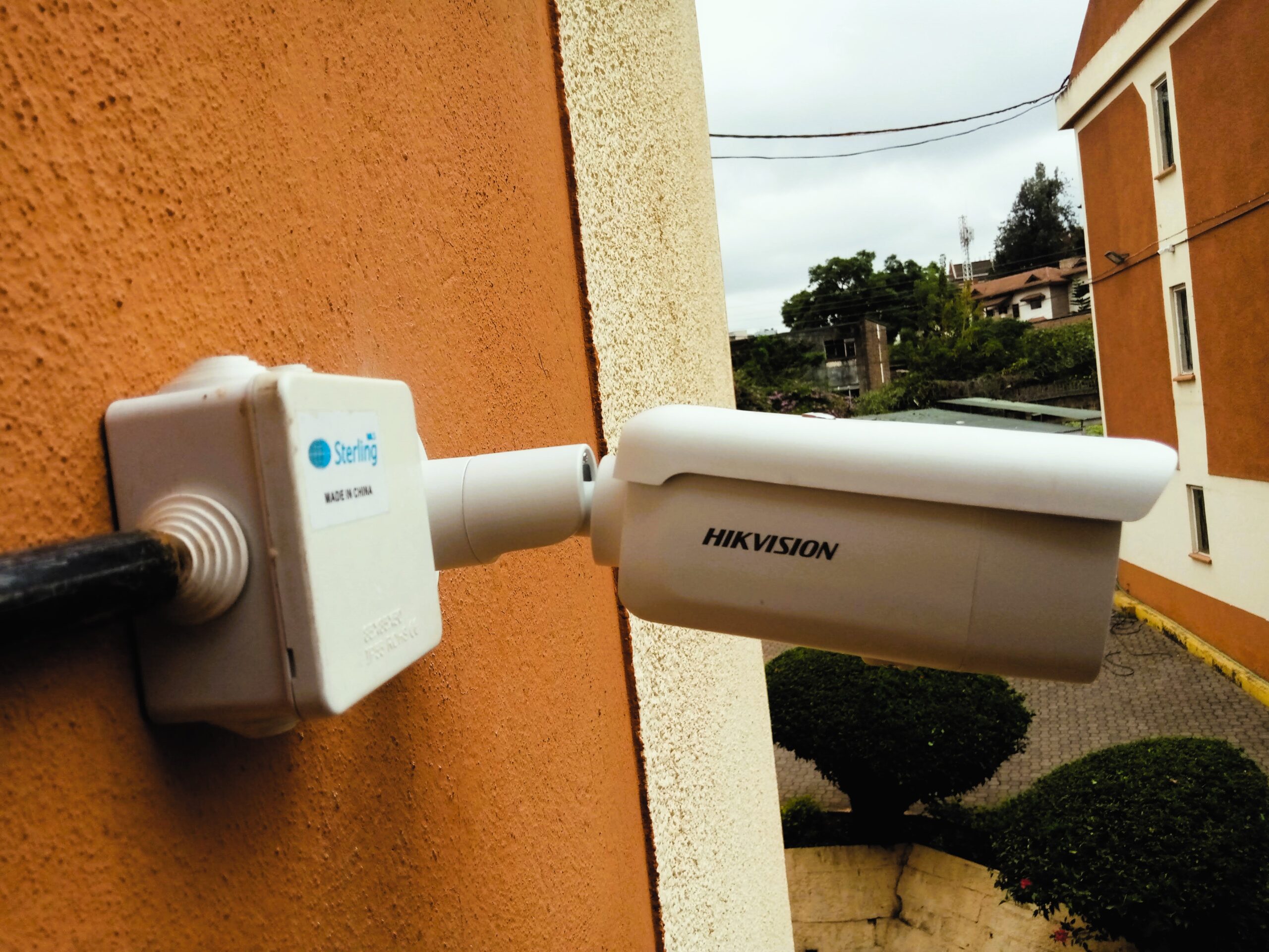 Hikvision Acusense camera installed at Ambassadeur Court in Milimani, Nairobi