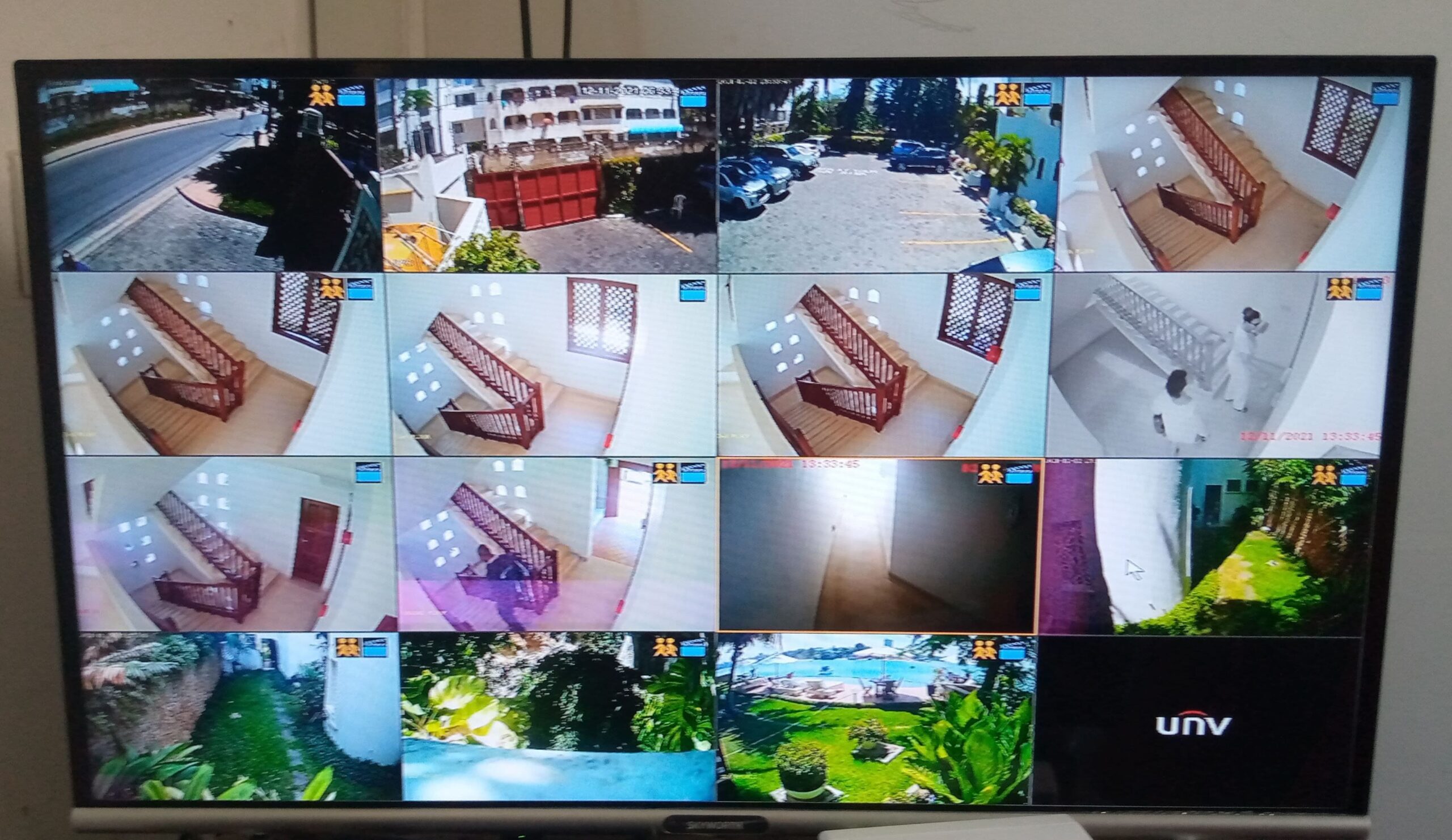 Uniview Cameras installed for one of our clients